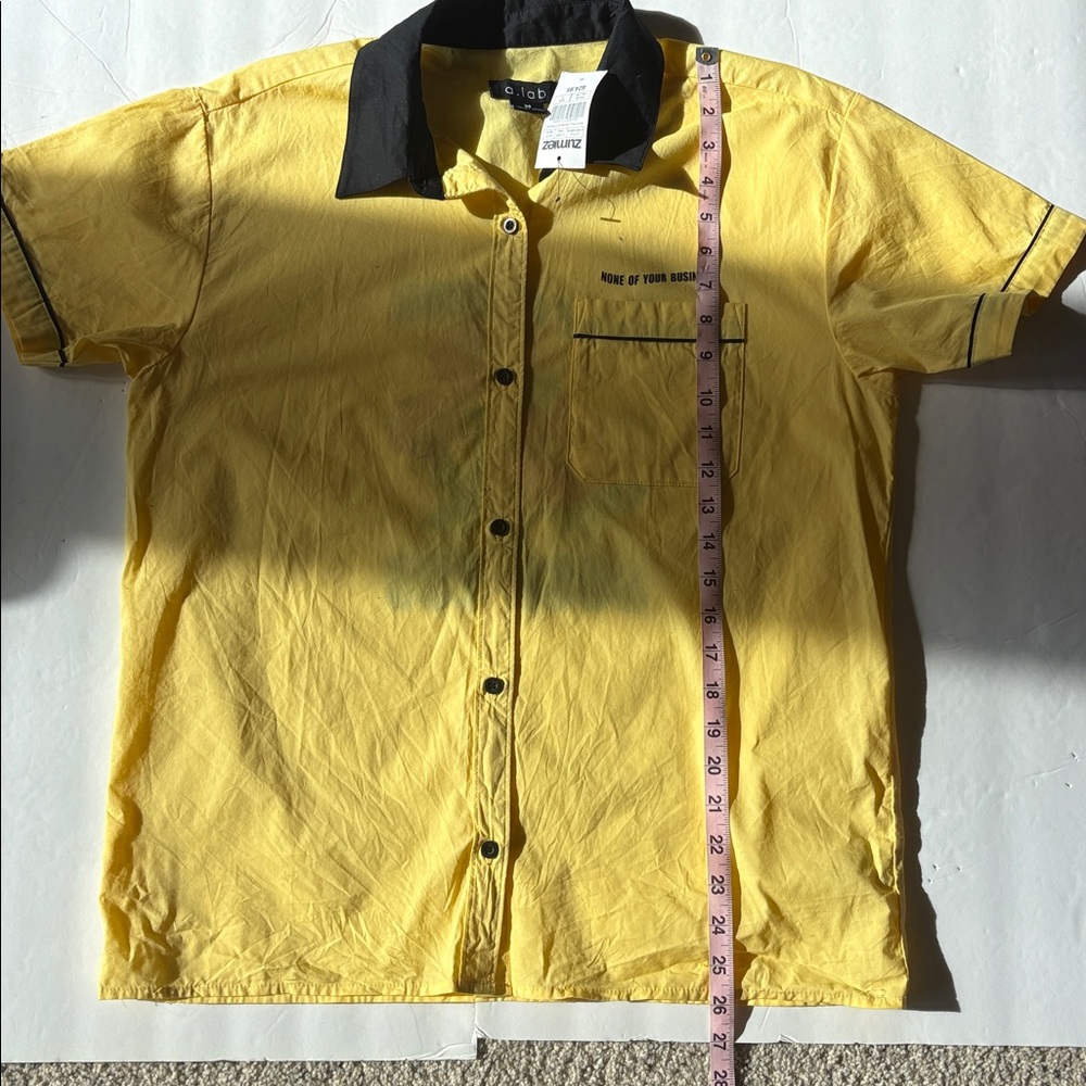 NWT A.Lab Bowling Shirt Size Medium - Picture 6 of 6